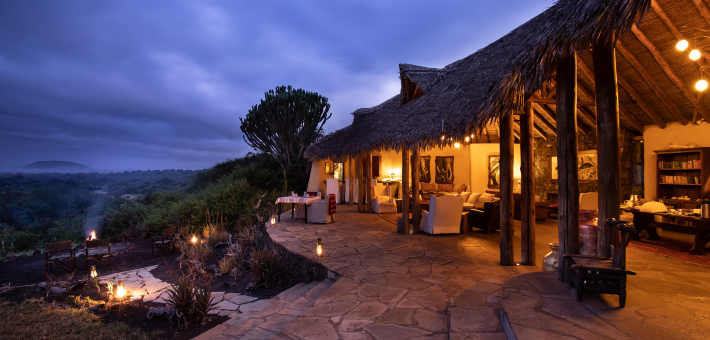 Lodge Relais et Châteaux dans les collines de Chyulu