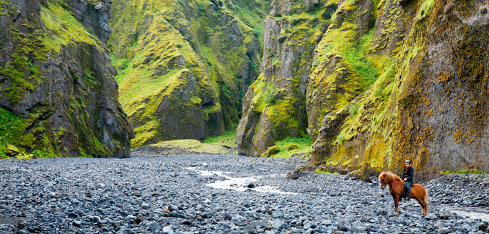 Randonnée équestre dans la vallée de Thórsmörk en Islande - Caval&go