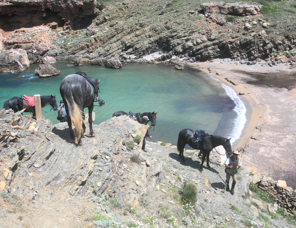 Randonnée à cheval sur Minorque