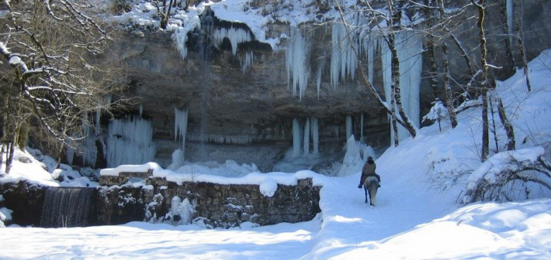 Week-end à cheval dans la neige, aux portes du Jura - Caval&go