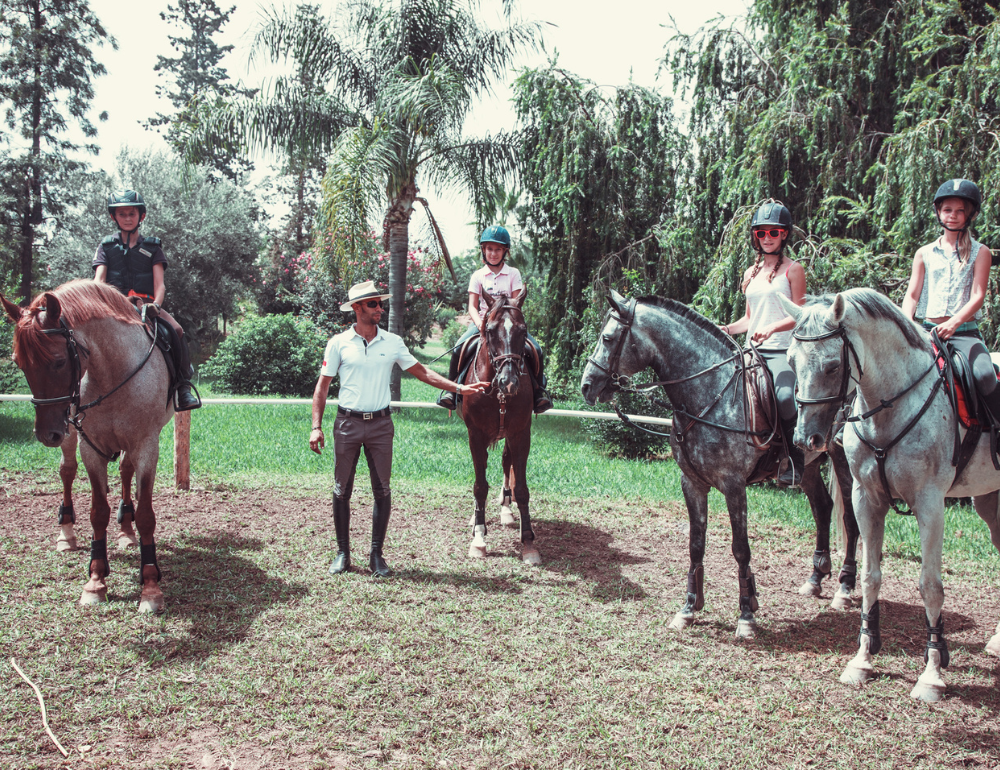 Stage d'équitation et d'initiation en famille au Maroc à Marrakech