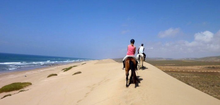 Séjour initiation à la randonnée équestre en ranch sur la côte au Maroc