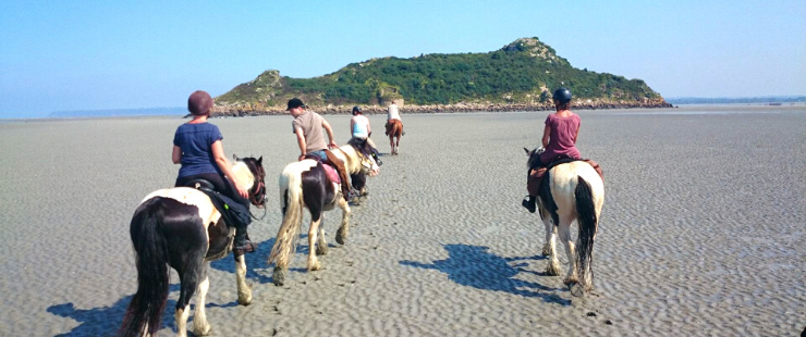 Randonnée équestre de Cancale au Mont-Saint-Michel - Caval&go