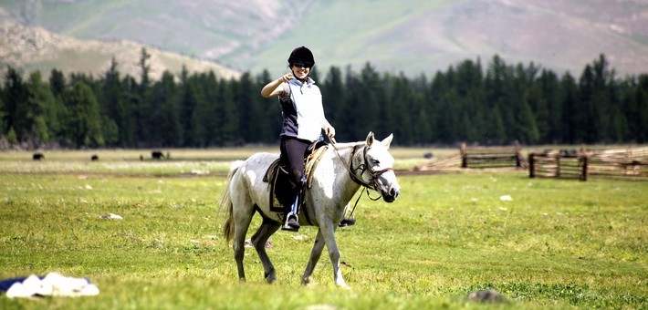 Randonnée équestre en Mongolie