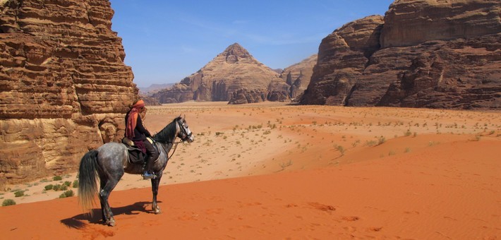 Randonnée à cheval au Royaume Rouge et Or en Jordanie - Caval&go