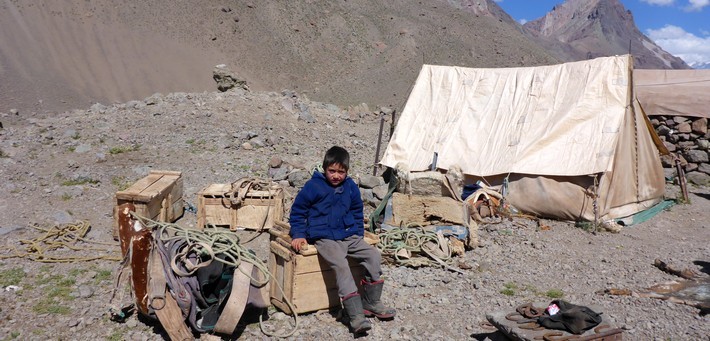 Randonnée équestre à travers les Andes du Chili à l